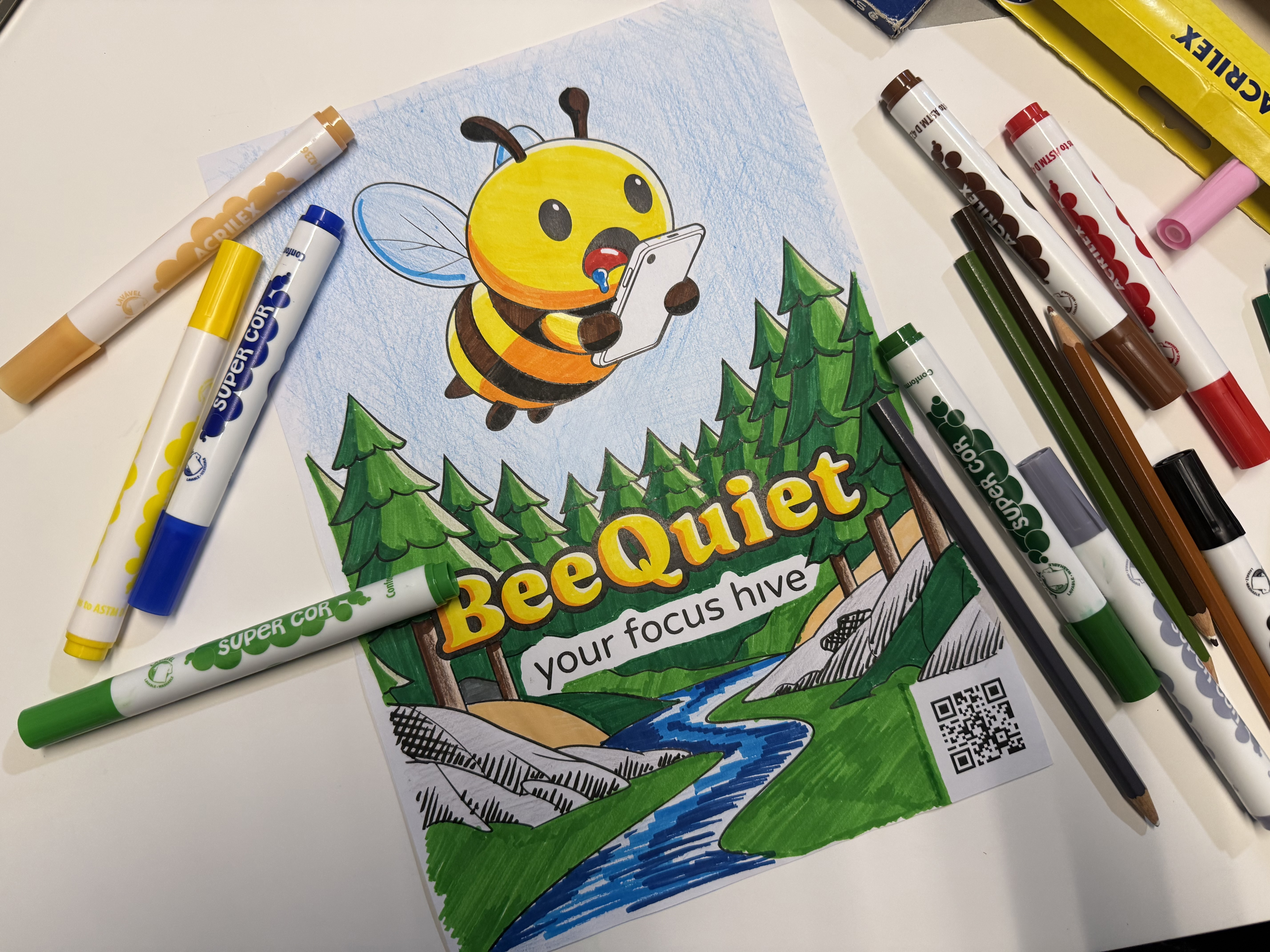BeePaint coloring book